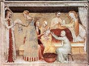 The Birth of the Virgin sg GIOVANNI DA MILANO